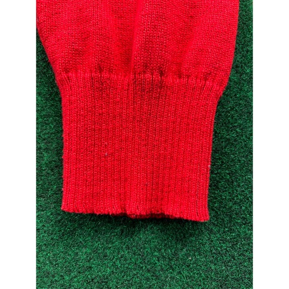 PRONTI Collection By Phita Mens Red Striped Quarter Zip Pullover Sweater XXLT - Picture 6 of 6